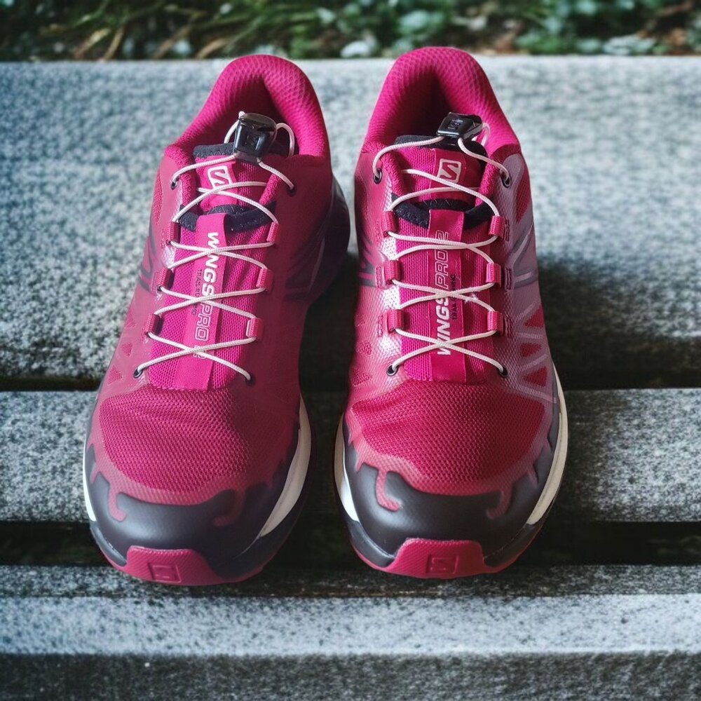 Salomon Women's Sneakers in Pink and Black